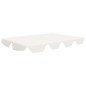 Baldacchino per Dondolo da Giardino Bianco 150/130x70/105 cm Baldacchino per Dondolo da Giardino Bianco 150/130x70/105 cm