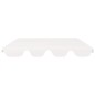Baldacchino per Dondolo da Giardino Bianco 150/130x70/105 cm Baldacchino per Dondolo da Giardino Bianco 150/130x70/105 cm