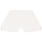 Baldacchino per Dondolo da Giardino Bianco 150/130x70/105 cm Baldacchino per Dondolo da Giardino Bianco 150/130x70/105 cm