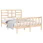 vidaXL Giroletto in Legno Massello 120x190 cm 4FT Small Double