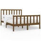 vidaXL Giroletto Miele in Legno Massello Pino 150x200 cm 5FT King Size vidaXL Giroletto Miele in Legno Massello Pino 150x200 cm 5FT King Size