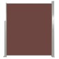 Tenda da Sole Laterale Retrattile 160 x 500 cm Marrone