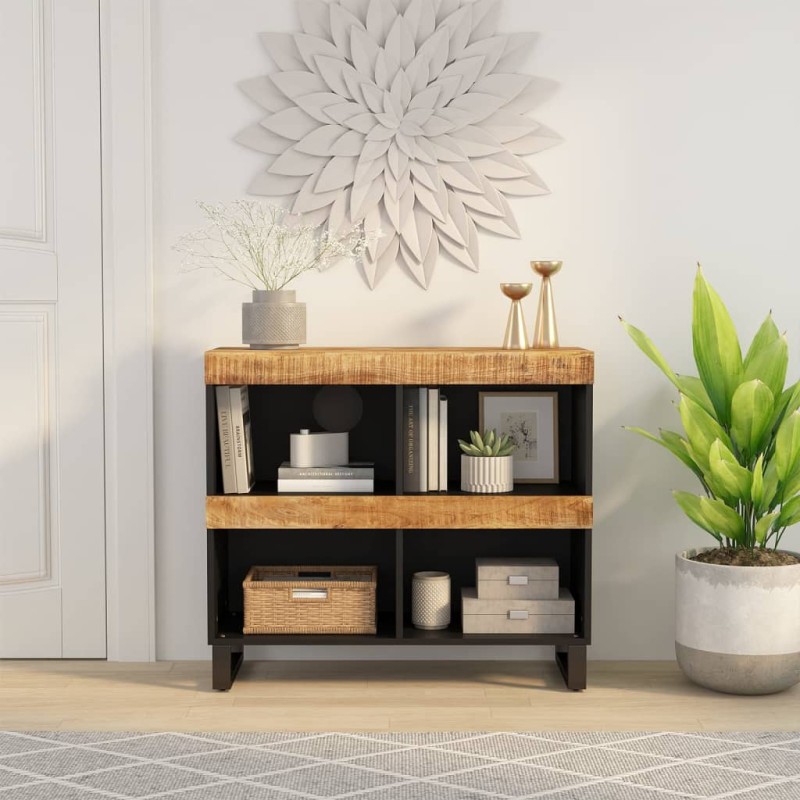 vidaXL Credenza 85x33x75 cm in Legno Massello di Mango vidaXL Credenza 85x33x75 cm in Legno Massello di Mango