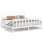vidaXL Giroletto Bianco in Legno Massello di Pino 200x200 cm