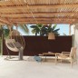 Tenda Laterale Retrattile per Patio 160x500 cm Marrone Tenda Laterale Retrattile per Patio 160x500 cm Marrone