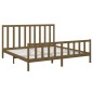 vidaXL Giroletto Miele in Legno Massello di Pino 200x200 cm vidaXL Giroletto Miele in Legno Massello di Pino 200x200 cm