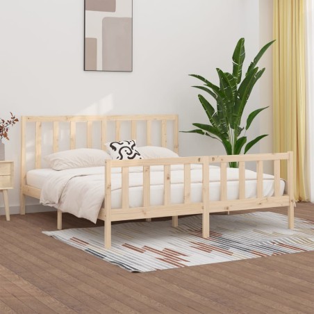vidaXL Giroletto in Legno Massello 180x200 cm 6FT Super King