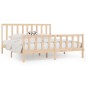vidaXL Giroletto in Legno Massello 180x200 cm 6FT Super King vidaXL Giroletto in Legno Massello 180x200 cm 6FT Super King