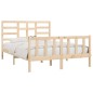 vidaXL Giroletto in Legno Massello 150x200 cm 5FT King Size vidaXL Giroletto in Legno Massello 150x200 cm 5FT King Size
