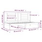 vidaXL Dormeuse Bianca 90x200 cm in Legno Massello di Pino vidaXL Dormeuse Bianca 90x200 cm in Legno Massello di Pino