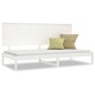 vidaXL Dormeuse Bianca 90x200 cm in Legno Massello di Pino vidaXL Dormeuse Bianca 90x200 cm in Legno Massello di Pino