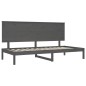 vidaXL Dormeuse Grigia 90x200 cm in Legno Massello di Pino vidaXL Dormeuse Grigia 90x200 cm in Legno Massello di Pino