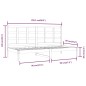 vidaXL Dormeuse Bianca 90x200 cm in Legno Massello di Pino vidaXL Dormeuse Bianca 90x200 cm in Legno Massello di Pino