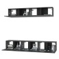 vidaXL Set di Mobili Porta TV 5 pz Nero in Legno Multistrato vidaXL Set di Mobili Porta TV 5 pz Nero in Legno Multistrato