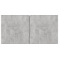 vidaXL Set di Mobili Porta TV 5 pz Grigio Cemento in Legno Multistrato vidaXL Set di Mobili Porta TV 5 pz Grigio Cemento in Legno Multistrato