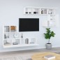 vidaXL Mobile Porta TV a Parete Bianco in Legno Multistrato vidaXL Mobile Porta TV a Parete Bianco in Legno Multistrato