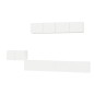 vidaXL Set di Mobili Porta TV 5 pz Bianco in Legno Multistrato vidaXL Set di Mobili Porta TV 5 pz Bianco in Legno Multistrato