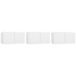 vidaXL Set di Mobili Porta TV 5 pz Bianco in Legno Multistrato vidaXL Set di Mobili Porta TV 5 pz Bianco in Legno Multistrato