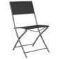 vidaXL Set da Pranzo per Giardino 5 pz Grigio e Nero vidaXL Set da Pranzo per Giardino 5 pz Grigio e Nero