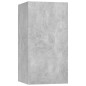 vidaXL Set di Mobili Porta TV 6 pz Grigio Cemento in Legno Multistrato vidaXL Set di Mobili Porta TV 6 pz Grigio Cemento in Legno Multistrato
