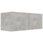 vidaXL Set di Mobili Porta TV 6 pz Grigio Cemento in Legno Multistrato vidaXL Set di Mobili Porta TV 6 pz Grigio Cemento in Legno Multistrato