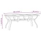 vidaXL Set da Pranzo per Giardino 7 pz Grigio e Nero vidaXL Set da Pranzo per Giardino 7 pz Grigio e Nero