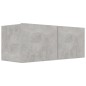 vidaXL Set di Mobili Porta TV 6 pz Grigio Cemento in Legno Multistrato vidaXL Set di Mobili Porta TV 6 pz Grigio Cemento in Legno Multistrato
