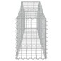 vidaXL Cesti Gabbioni ad Arco 4 pz 200x30x40/60 cm Ferro Zincato vidaXL Cesti Gabbioni ad Arco 4 pz 200x30x40/60 cm Ferro Zincato