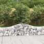 vidaXL Cesti Gabbioni ad Arco 11 pz 200x30x40/60 cm Ferro Zincato vidaXL Cesti Gabbioni ad Arco 11 pz 200x30x40/60 cm Ferro Zincato