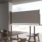 Tenda da Sole Laterale Retrattile 100 x 300 cm Grigia Tenda da Sole Laterale Retrattile 100 x 300 cm Grigia