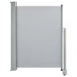 Tenda da Sole Laterale Retrattile 100 x 300 cm Grigia Tenda da Sole Laterale Retrattile 100 x 300 cm Grigia