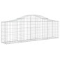 vidaXL Cesti Gabbioni ad Arco 5 pz 200x30x60/80 cm Ferro Zincato vidaXL Cesti Gabbioni ad Arco 5 pz 200x30x60/80 cm Ferro Zincato