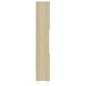 Armadio da Bagno Rovere Sonoma 30x30x179 cm in Truciolato Armadio da Bagno Rovere Sonoma 30x30x179 cm in Truciolato
