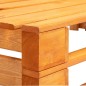 Panca da Giardino Angolare con Pallet Legno Marrone Miele Panca da Giardino Angolare con Pallet Legno Marrone Miele