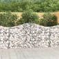 vidaXL Cesti Gabbioni ad Arco 50 pz 200x30x100/120 cm Ferro Zincato vidaXL Cesti Gabbioni ad Arco 50 pz 200x30x100/120 cm Ferro Zincato