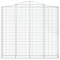 vidaXL Cesti Gabbioni ad Arco 3 pz 200x30x180/200 cm Ferro Zincato vidaXL Cesti Gabbioni ad Arco 3 pz 200x30x180/200 cm Ferro Zincato