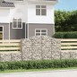 vidaXL Cesti Gabbioni ad Arco 13 pz 200x30x140/160 cm Ferro Zincato vidaXL Cesti Gabbioni ad Arco 13 pz 200x30x140/160 cm Ferro Zincato