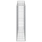 vidaXL Cesti Gabbioni ad Arco 5 pz 200x30x120/140 cm Ferro Zincato vidaXL Cesti Gabbioni ad Arco 5 pz 200x30x120/140 cm Ferro Zincato