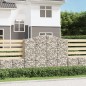 vidaXL Cesti Gabbioni ad Arco 5 pz 200x30x160/180 cm Ferro Zincato vidaXL Cesti Gabbioni ad Arco 5 pz 200x30x160/180 cm Ferro Zincato