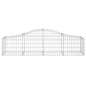 vidaXL Cesti Gabbioni ad Arco 6 pz 200x50x40/60 cm Ferro Zincato vidaXL Cesti Gabbioni ad Arco 6 pz 200x50x40/60 cm Ferro Zincato