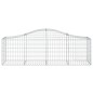 vidaXL Cesti Gabbioni ad Arco 8 pz 200x50x60/80 cm Ferro Zincato vidaXL Cesti Gabbioni ad Arco 8 pz 200x50x60/80 cm Ferro Zincato