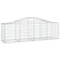 vidaXL Cesti Gabbioni ad Arco 11 pz 200x50x60/80 cm Ferro Zincato vidaXL Cesti Gabbioni ad Arco 11 pz 200x50x60/80 cm Ferro Zincato