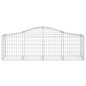 vidaXL Cesti Gabbioni ad Arco 20 pz 200x50x60/80 cm Ferro Zincato vidaXL Cesti Gabbioni ad Arco 20 pz 200x50x60/80 cm Ferro Zincato