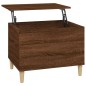 Tavolino Salotto Rovere Marrone 60x44,5x45 cm Legno Multistrato
