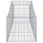 vidaXL Cesti Gabbioni ad Arco 15 pz 200x50x40/60 cm Ferro Zincato vidaXL Cesti Gabbioni ad Arco 15 pz 200x50x40/60 cm Ferro Zincato