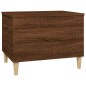 Tavolino Salotto Rovere Marrone 60x44,5x45 cm Legno Multistrato