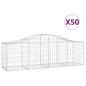 vidaXL Cesti Gabbioni ad Arco 50 pz 200x50x60/80 cm Ferro Zincato vidaXL Cesti Gabbioni ad Arco 50 pz 200x50x60/80 cm Ferro Zincato
