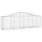 vidaXL Cesti Gabbioni ad Arco 50 pz 200x50x60/80 cm Ferro Zincato vidaXL Cesti Gabbioni ad Arco 50 pz 200x50x60/80 cm Ferro Zincato