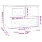 vidaXL Comodino Rovere Sonoma 60x39x45 cm vidaXL Comodino Rovere Sonoma 60x39x45 cm