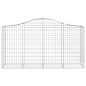 vidaXL Cesti Gabbioni ad Arco 30 pz 200x50x100/120 cm Ferro Zincato vidaXL Cesti Gabbioni ad Arco 30 pz 200x50x100/120 cm Ferro Zincato